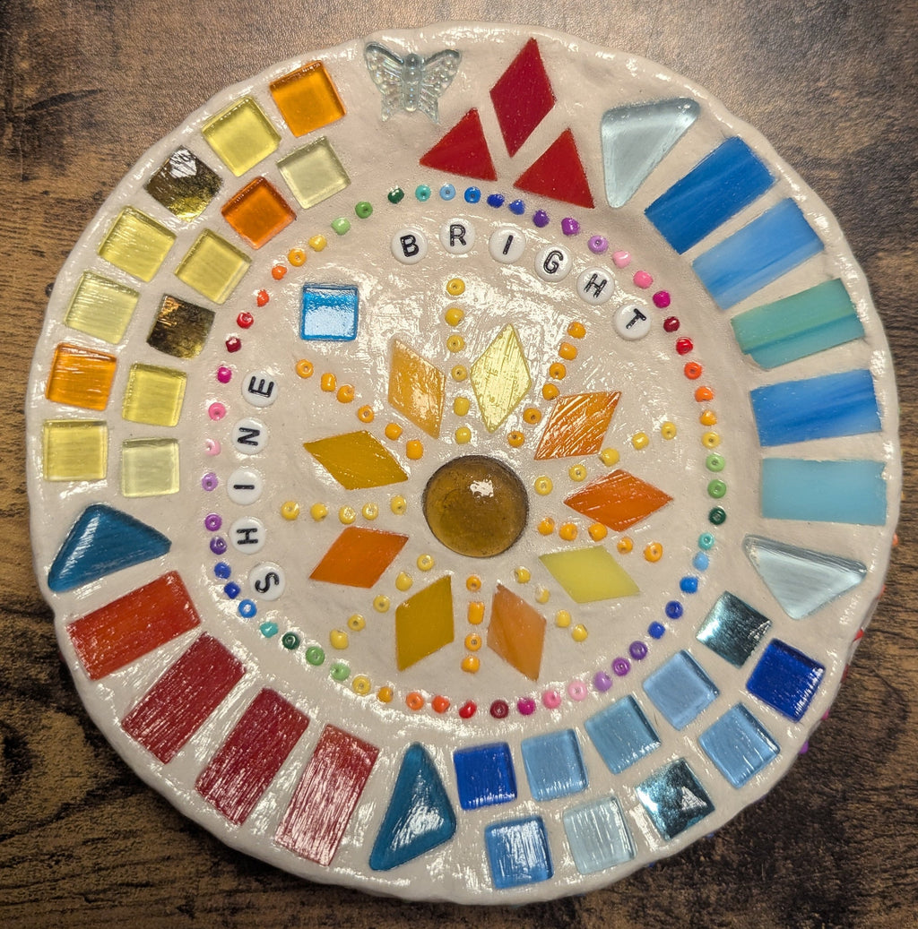 DIY Mosaic Trinket Dish Kit – Beginner Craft Kit for Adults