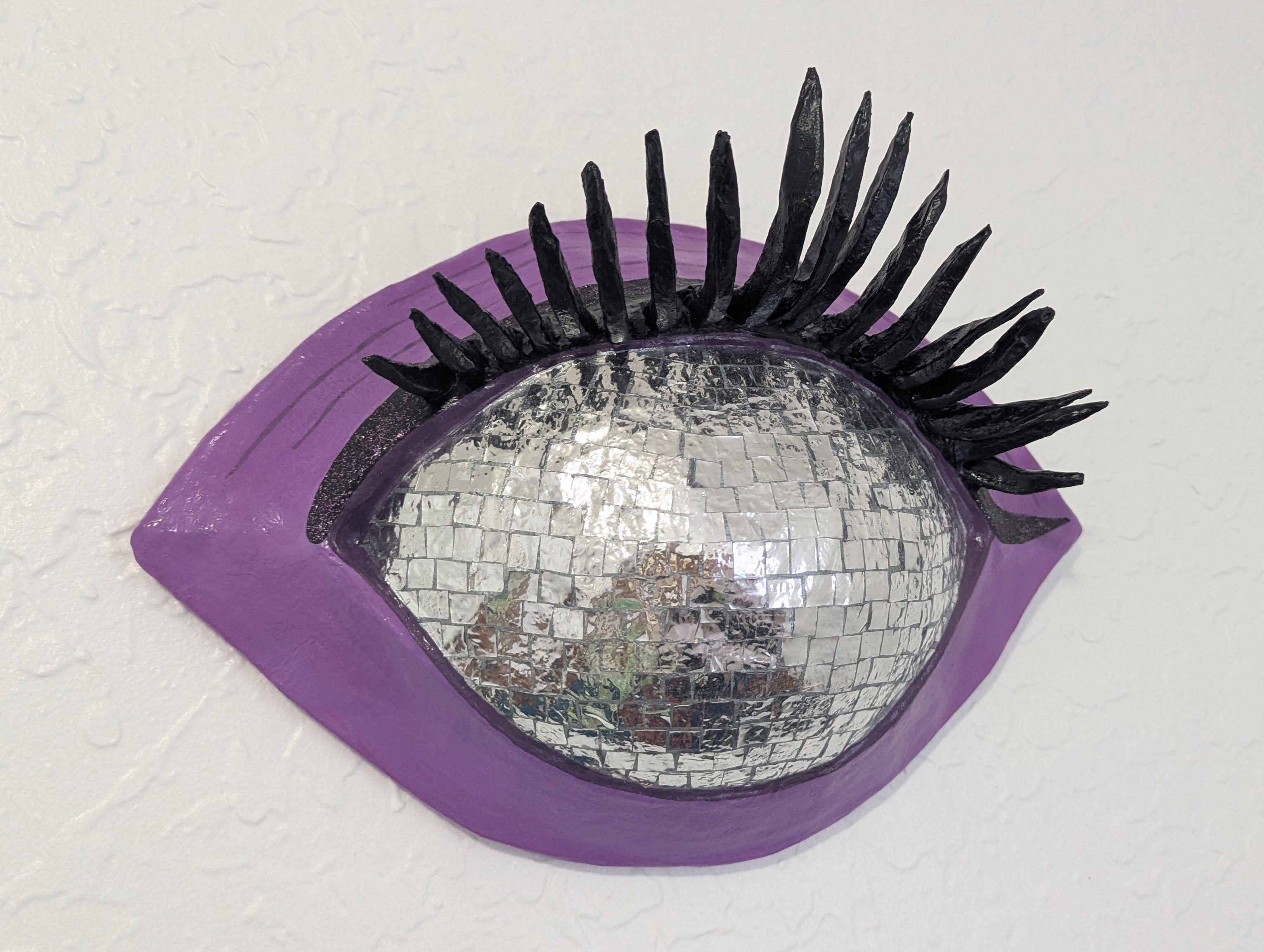 Dreamer's Eye wall sculpture close-up detail