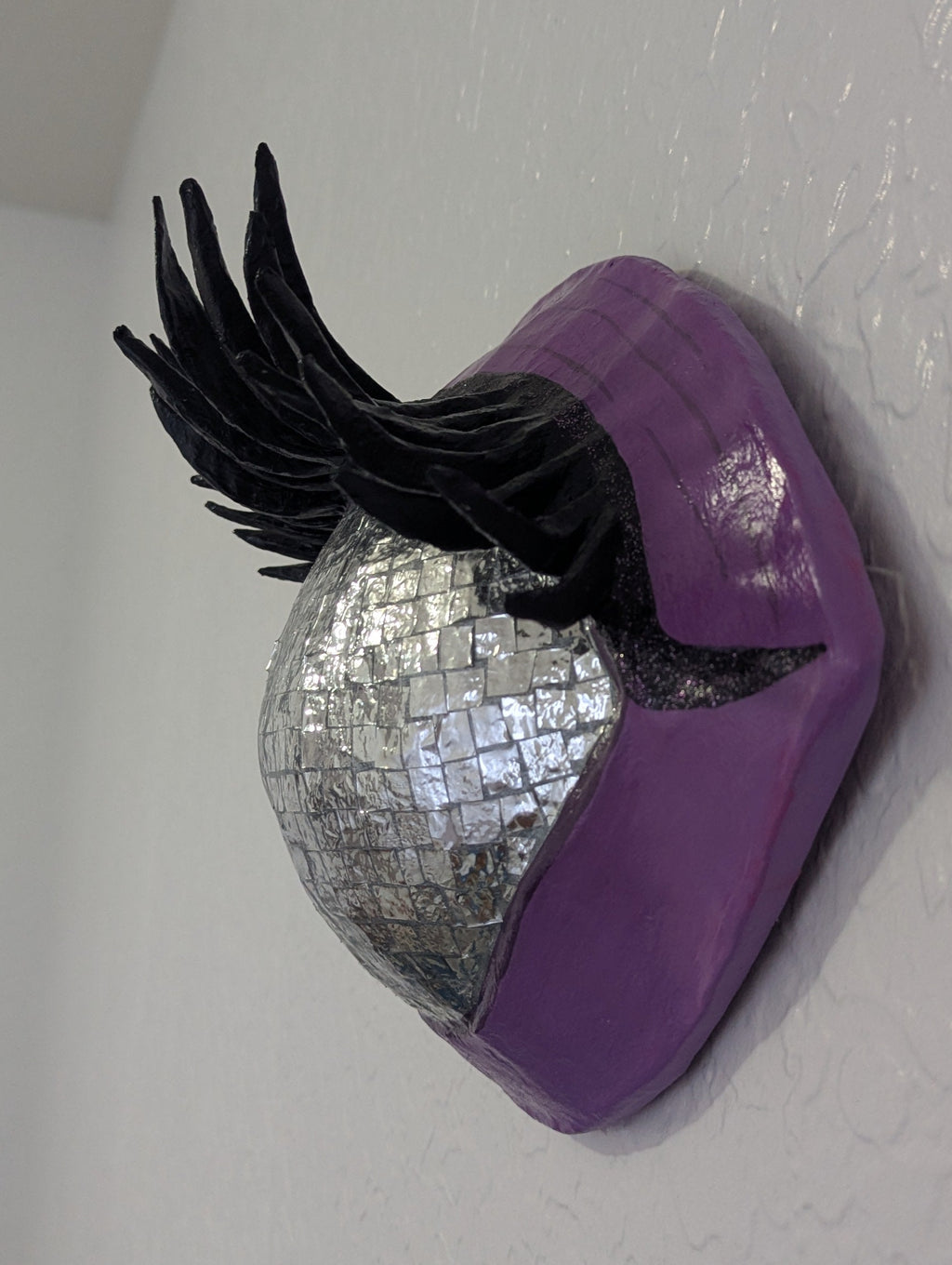 Dreamer's Eye sculptural wall piece detail