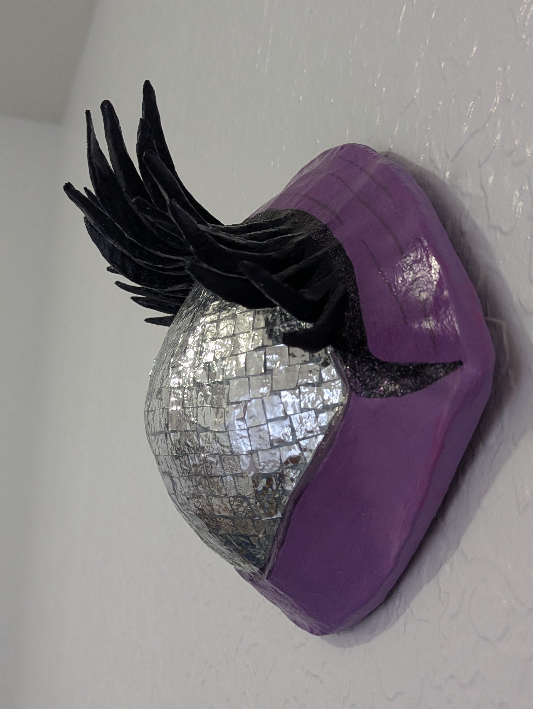 Dreamer's Eye sculptural wall piece detail